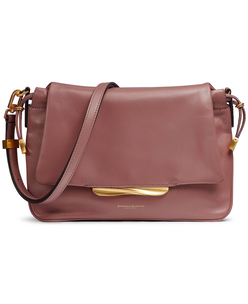 Donna Karan New York маленькая сумка через плечо из мохера и кожи