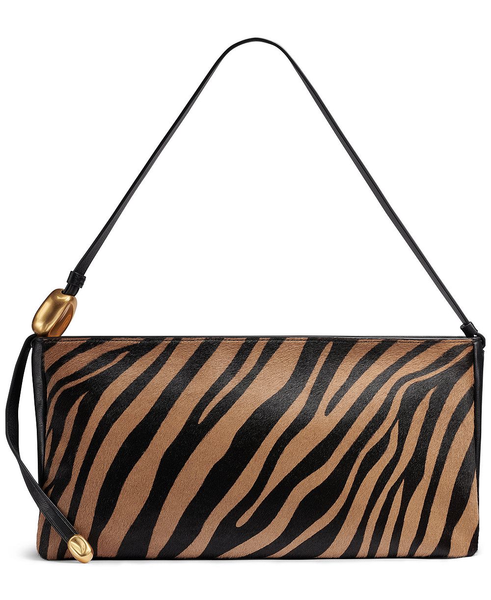 Donna Karan New York Velvet Large Shoulder Handbag
