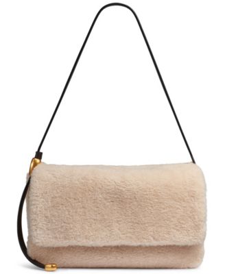Donna Karan New York маленькая сумка на плечо с клапаном на магнитной застёжке из бархатистой кожи