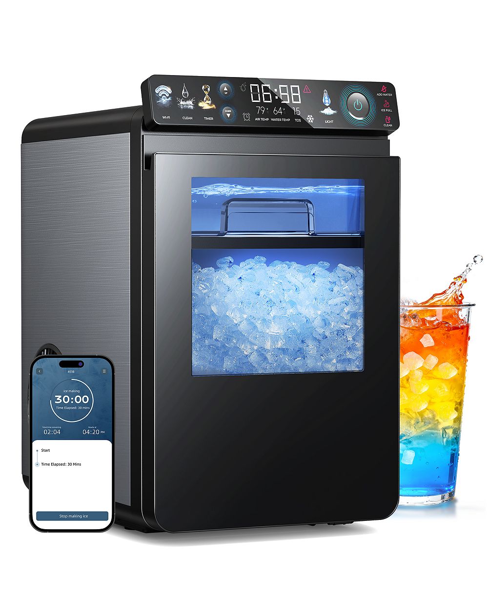 Ледогенератор Ecozy Chillio Nugget Ice Maker, 44 lbs/Day, App Control, Self-Cleaning