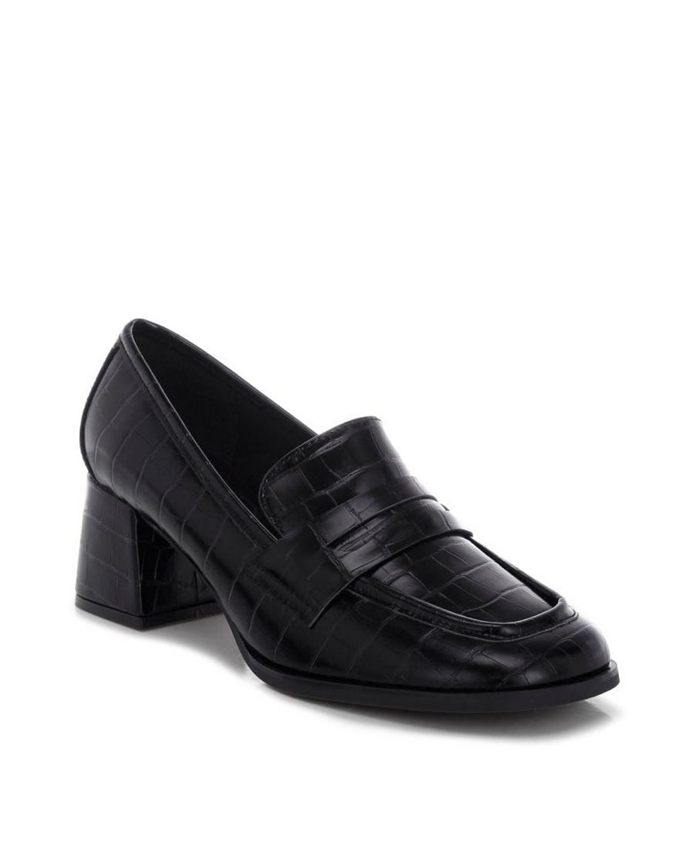 London Rag Women's Pitaka Block Heel Penny Strap Loafers