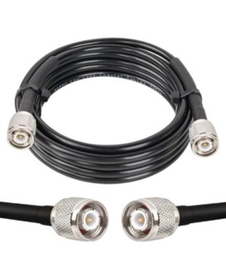 Lofree RG58 TNC Male Connectors Coaxial Cable 25 ft.