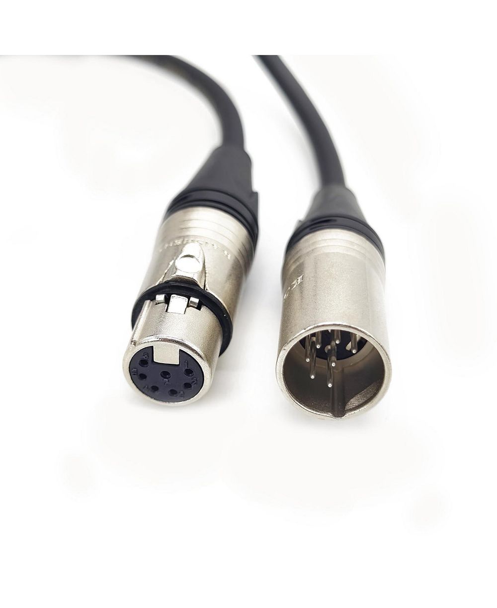 Lofree 7-Pin XLR Male-to-Female Balanced Shielded Oxygen-Free Copper Audio Cable