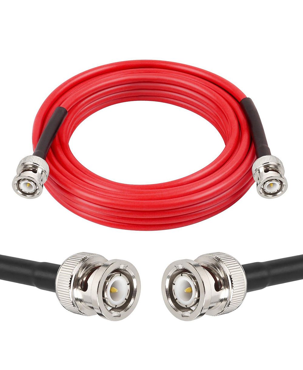 Lofree BNC Coaxial Cable Extension for RF Radio Antennas Low Loss 50 Ohm