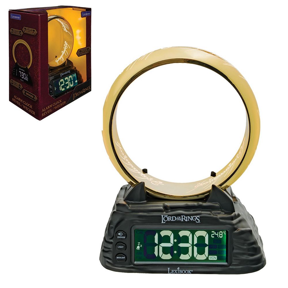 Lexibook будильник с LCD-дисплеем и подсветкой Lord of the Rings RL805LR 8.86" с функцией ночника