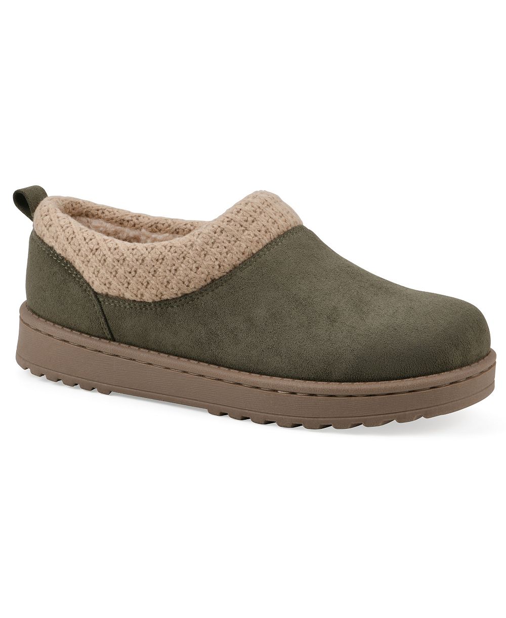 White Mountain Women's Iceboat Slip-On Clog Slippers
