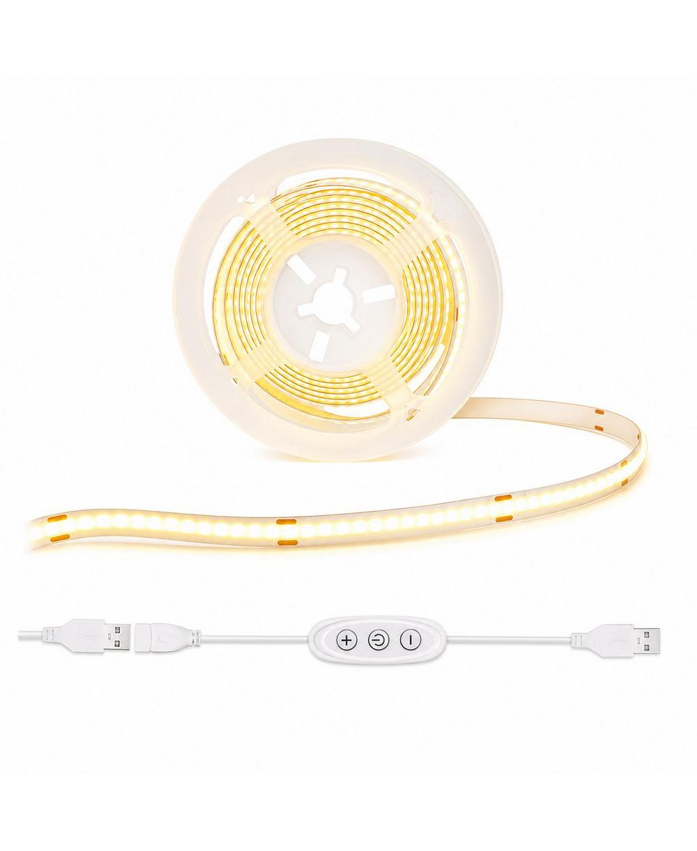 Lofree Светодиодная лента USB COB LED, регулируемая яркость, гибкая