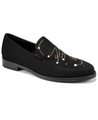 KARL LAGERFELD PARIS Women's Petronella Slip-On Loafers