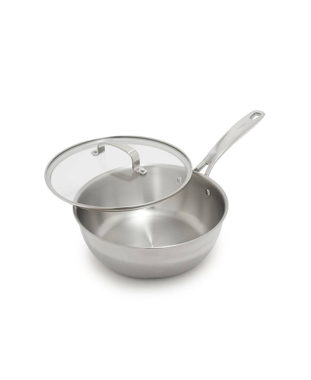 Сковорода шефа GreenPan Bobby Flay из нержавеющей стали, 3.57 кварты, с крышкой