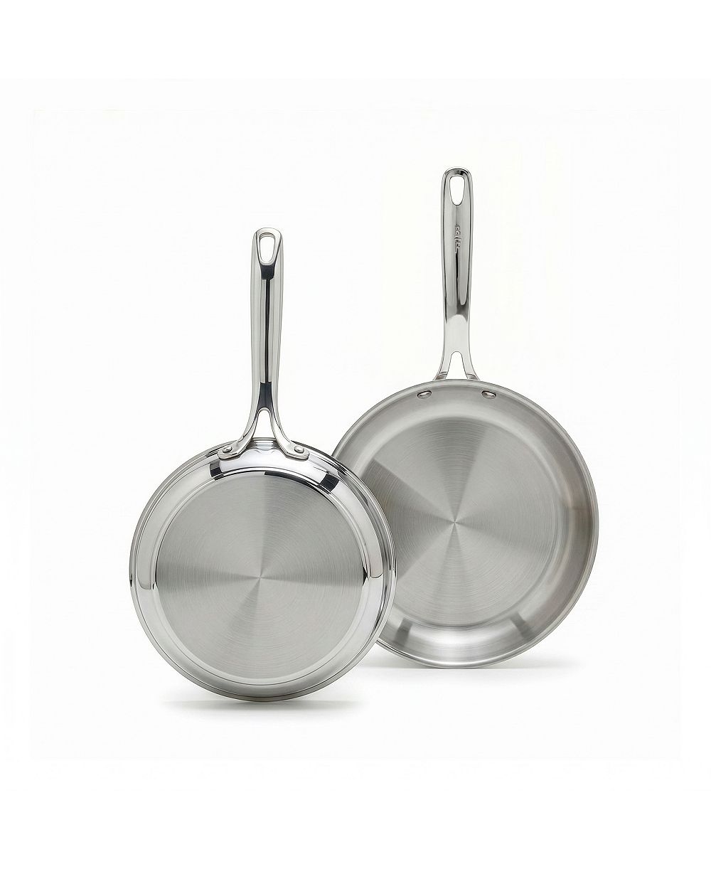 GreenPan Bobby Flay Stainless Steel 2 Piece Frypan Set