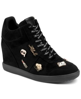 KARL LAGERFELD PARIS Women's Spirea Wedge Sneakers