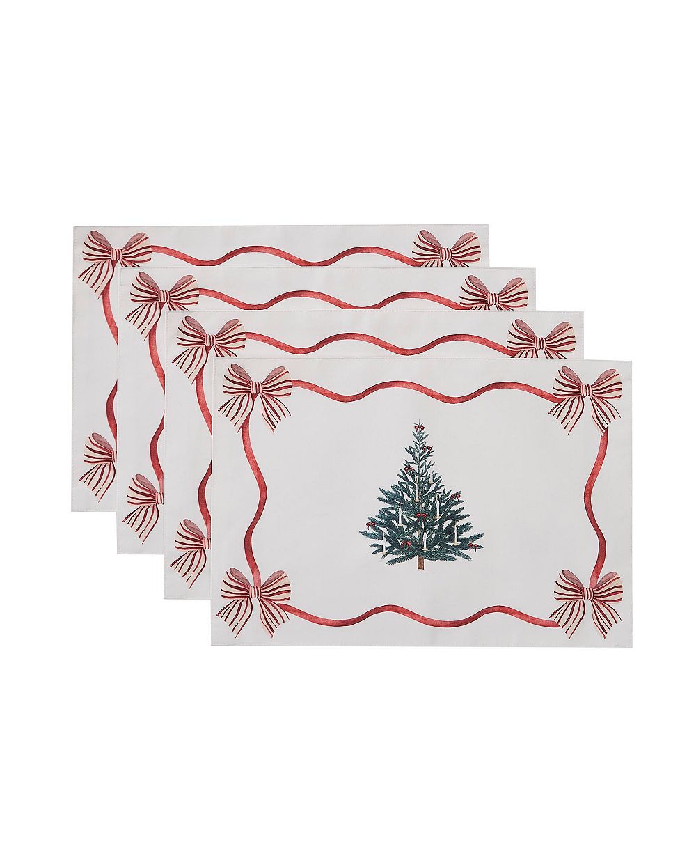 Подставки под тарелки Avanti Heirloom Noel, комплект из 4 шт