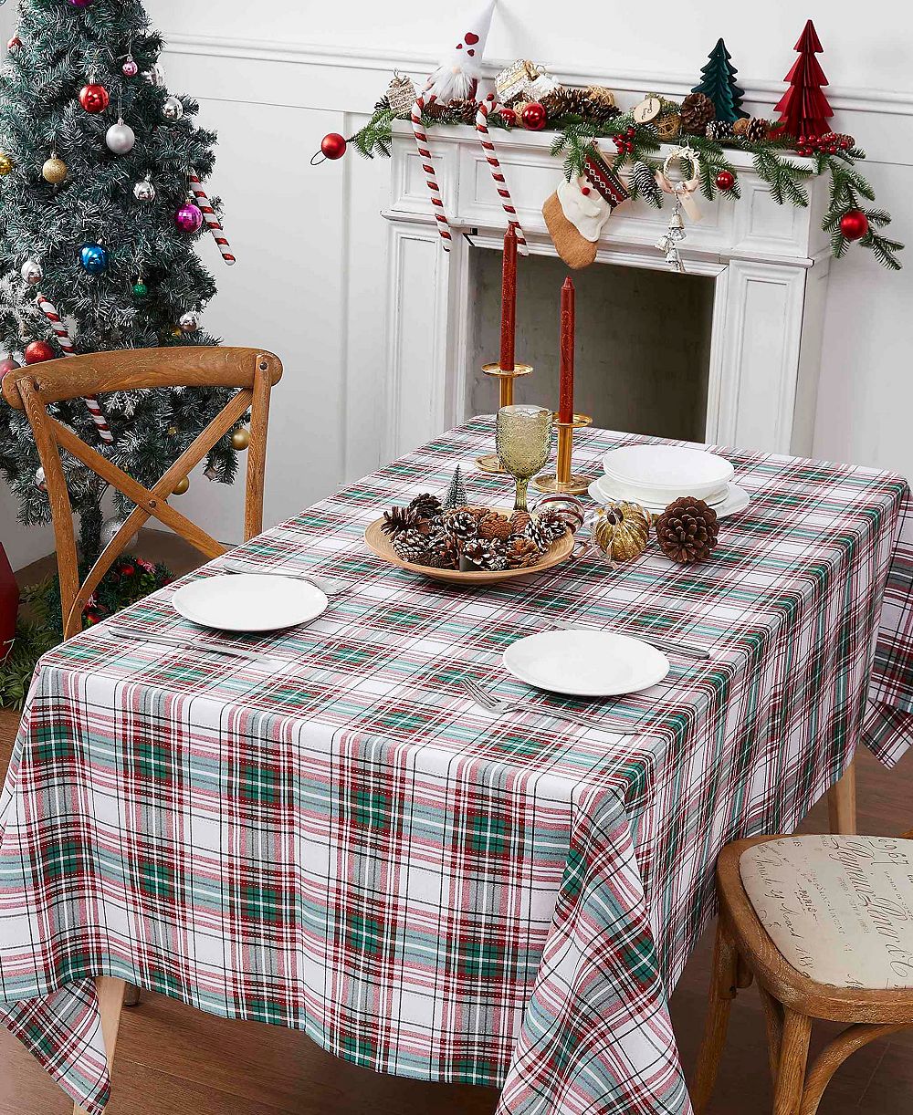 Скатерть Avanti Holiday Plaid Rectangle