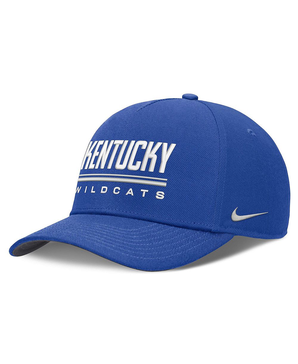 Мужская кепка Nike Royal Kentucky Wildcats 2026 Sideline Dri-FIT Rise Adjustable