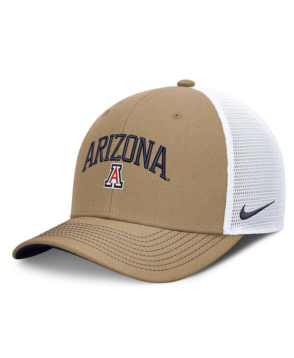 Nike Мужская и Женская кепка-тракер Nike Arizona Wildcats Primetime Arched Beige/Navy