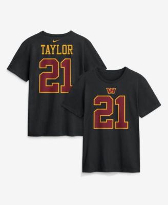 Мужская футболка Nike Black Washington Commanders Sean Taylor Retired Name & Number