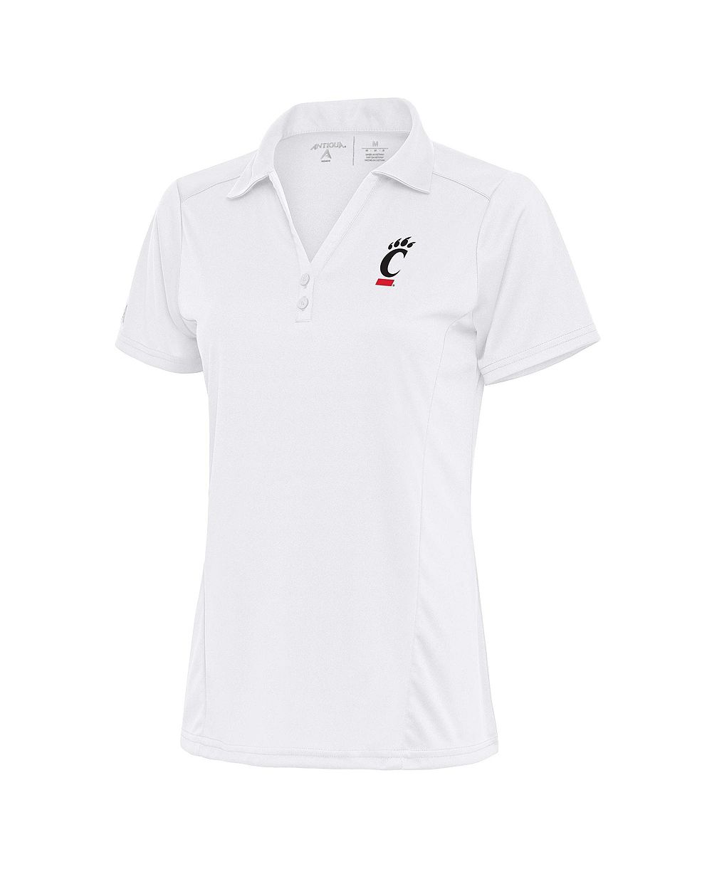 Antigua Женская белая polo рубашка Cincinnati Bearcats Tribute