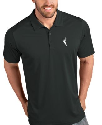 Antigua Men's Charcoal WNBA Logowoman Tribute Polo Shirt