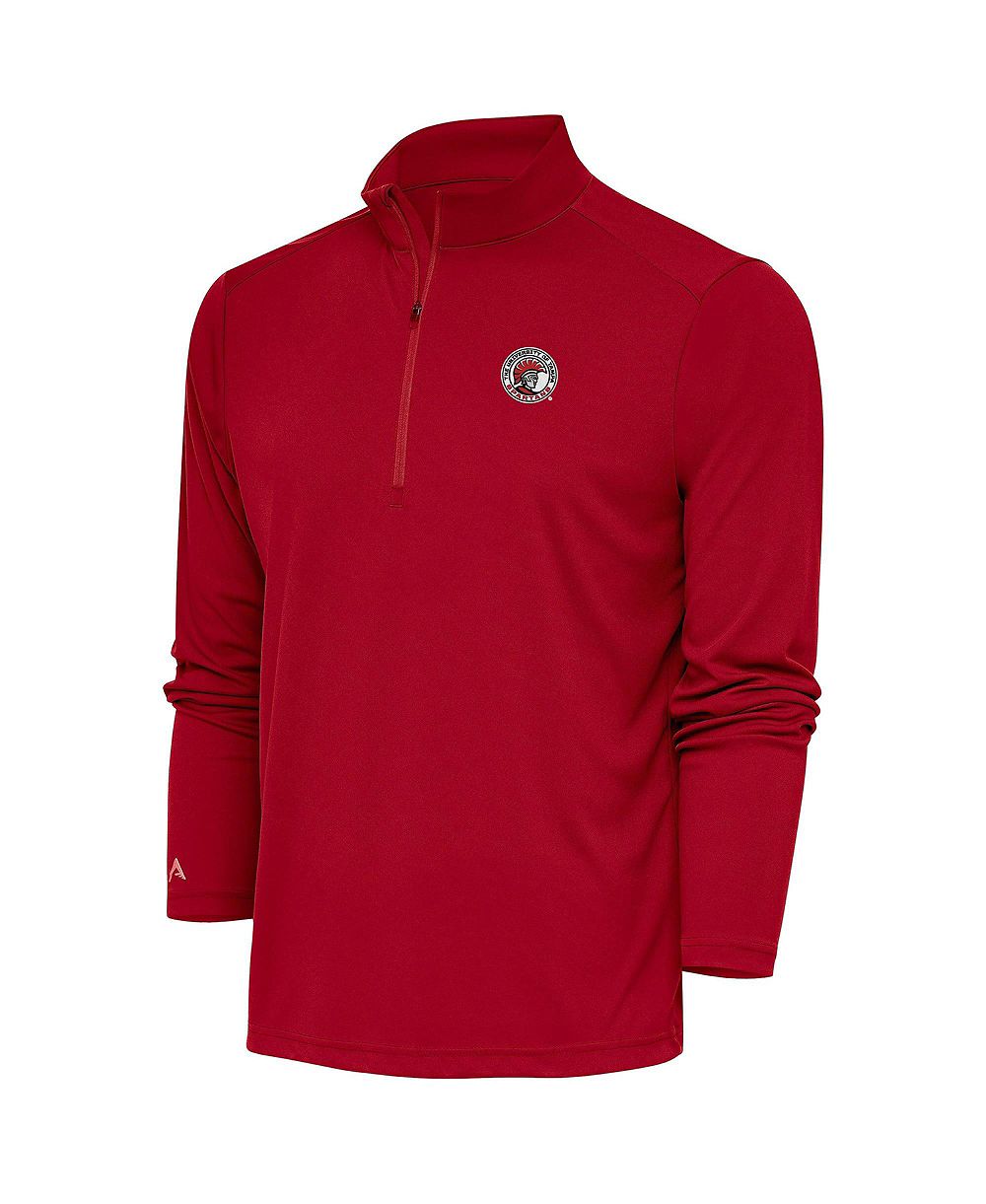 Мужская красная толстовка Antigua Tampa Spartans Tribute Quarter-Zip