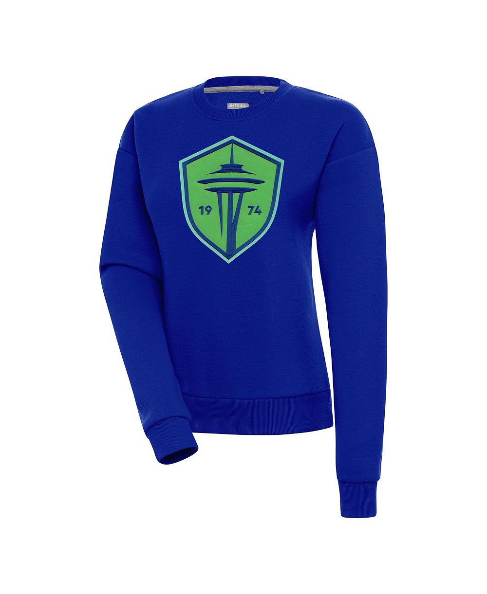 Antigua Женская свитшот с длинным рукавом и круглым вырезом Seattle Sounders FC