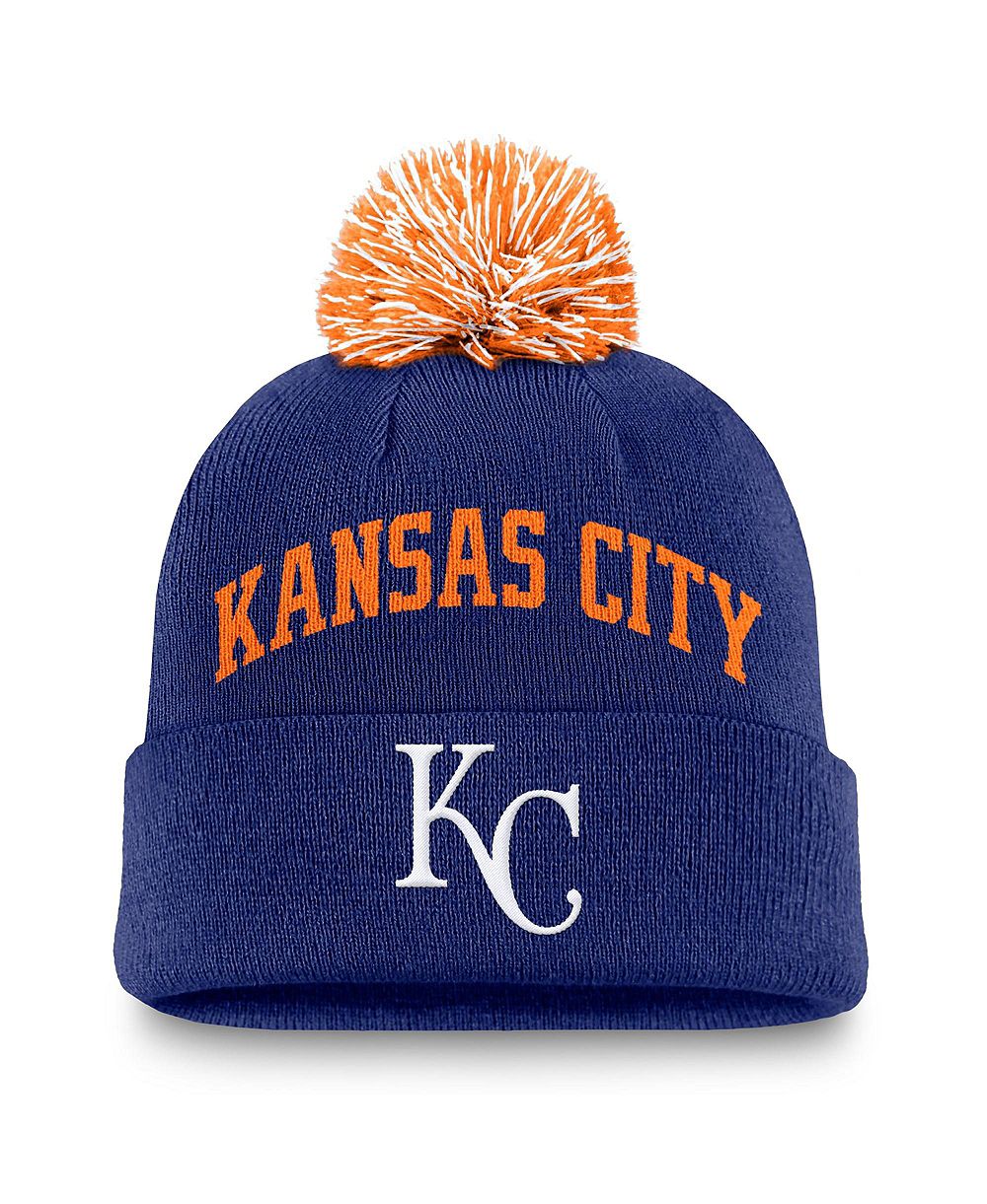 Nike Мужская вязаная шапка с помпоном Kansas City Royals