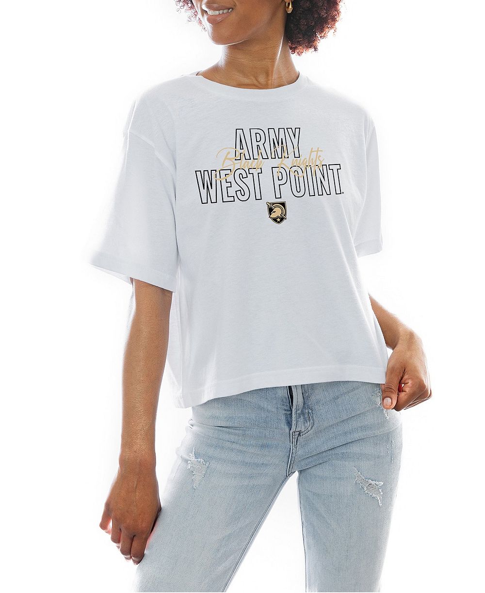 Gameday Couture Women's Army Black Knights Boxy-Fit Cropped T-Shirt