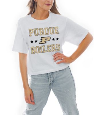 Gameday Couture Women's Purdue Boilermakers Boxy Fit Cropped T-Shirt