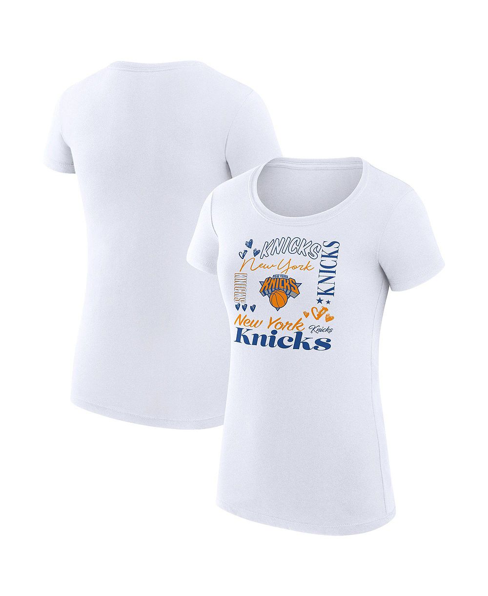 Женская футболка G-III 4Her by Carl Banks New York Knicks Super-Slim Fit Lightweight Graphic
