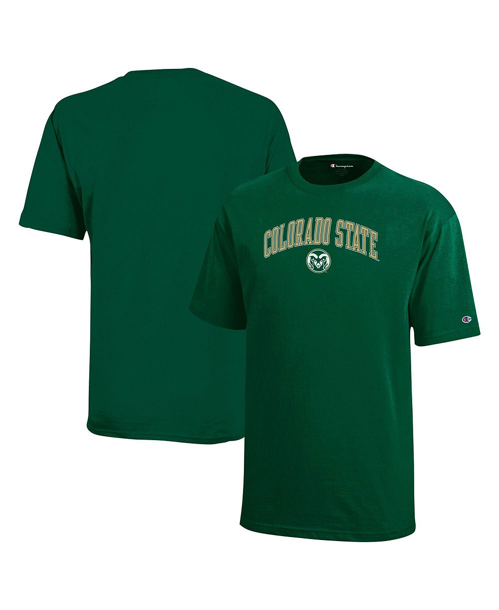 Детская футболка Champion Colorado State Rams Arch Over Logo Green