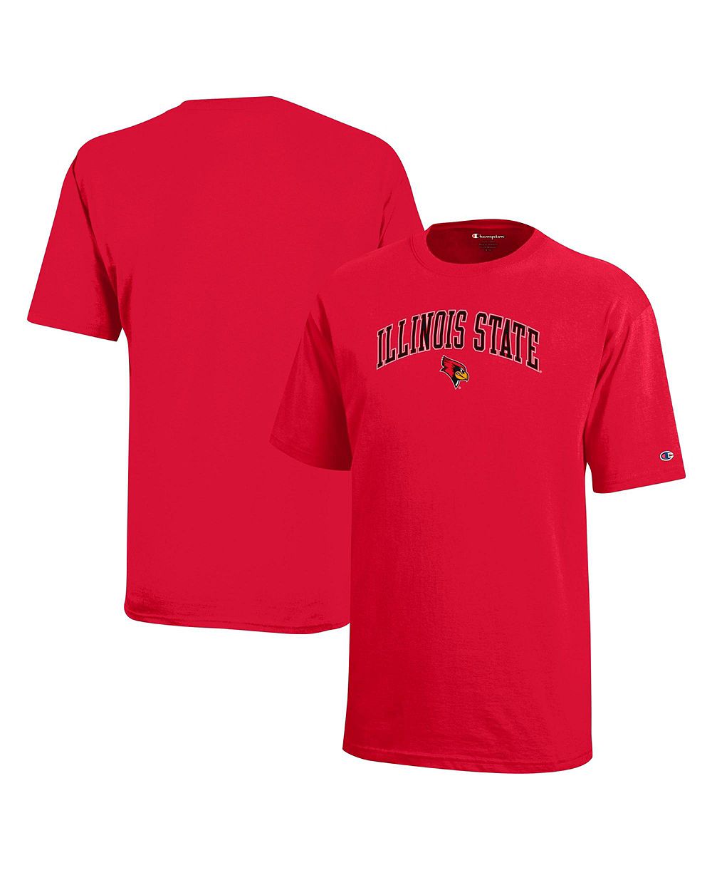 Champion Футболка Red Illinois State Redbirds Arch Over Logo для мальчиков и девочек