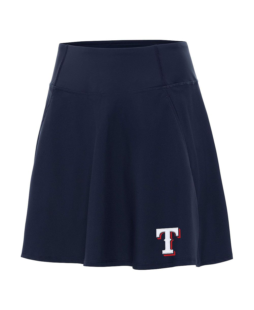 Antigua Women's Navy Texas Rangers Chip Skort