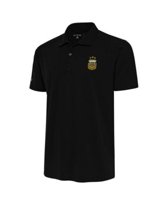 Мужская рубашка-поло Antigua Black Argentina National Team Tribute