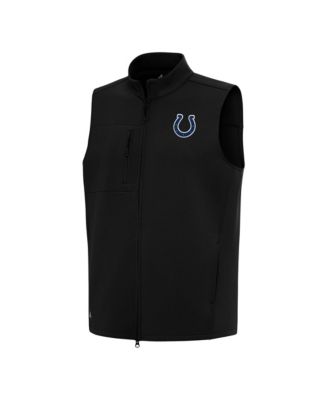 Мужская жилетка Antigua Black Indianapolis Colts Demand Full-Zip