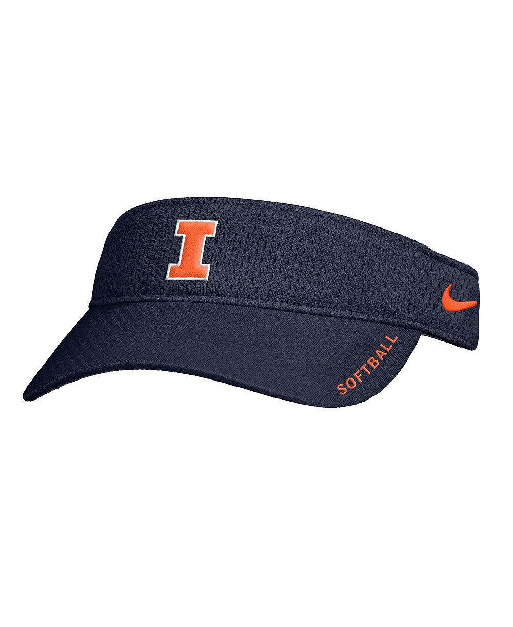Мужская регулируемая кепка Nike Navy Illinois Fighting Illini On-Field Softball Authentic Ace Performance