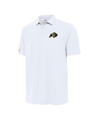 Мужская рубашка-поло Antigua White Colorado Buffaloes Era