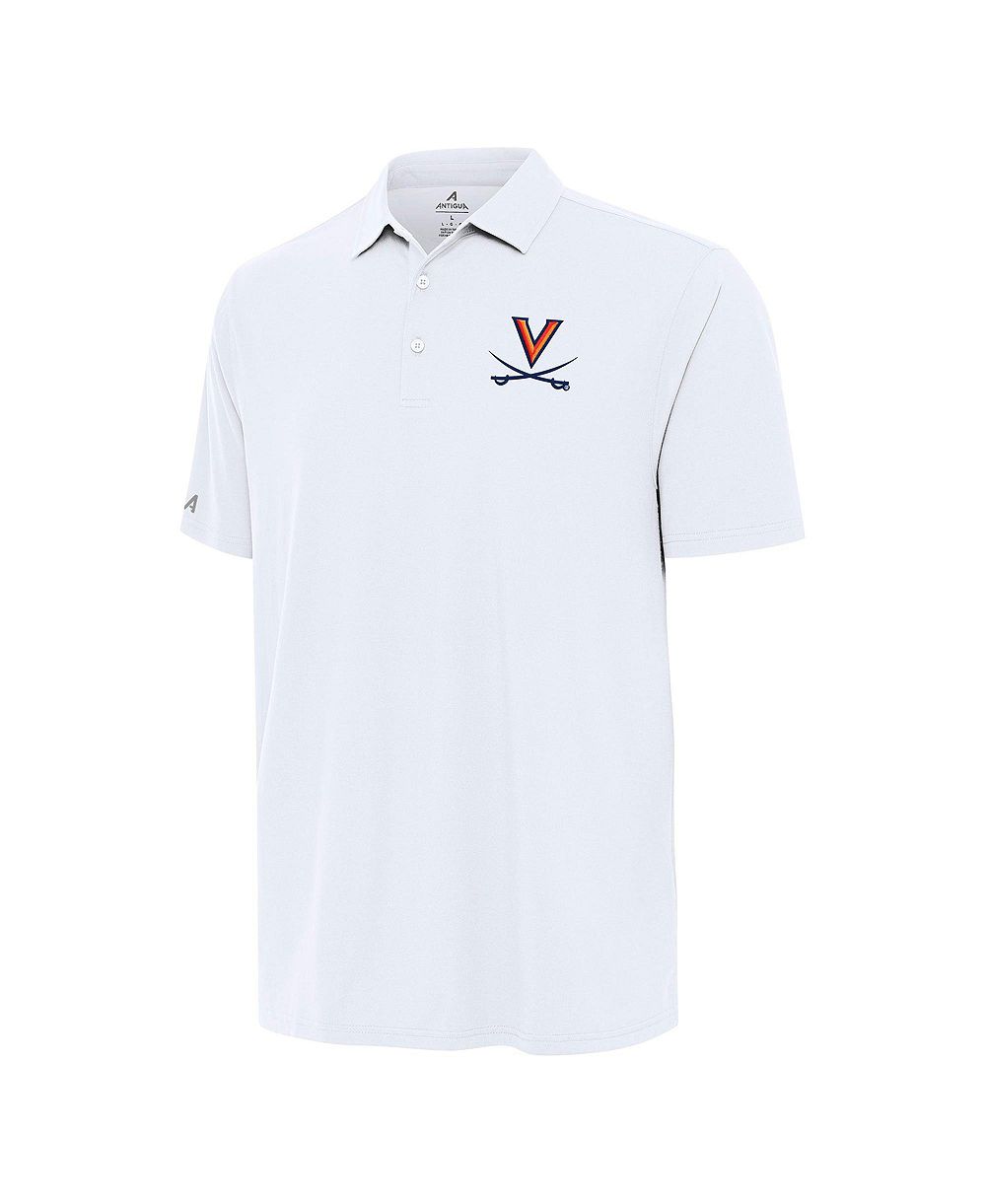 Antigua Men's White Virginia Cavaliers Era Polo Shirt