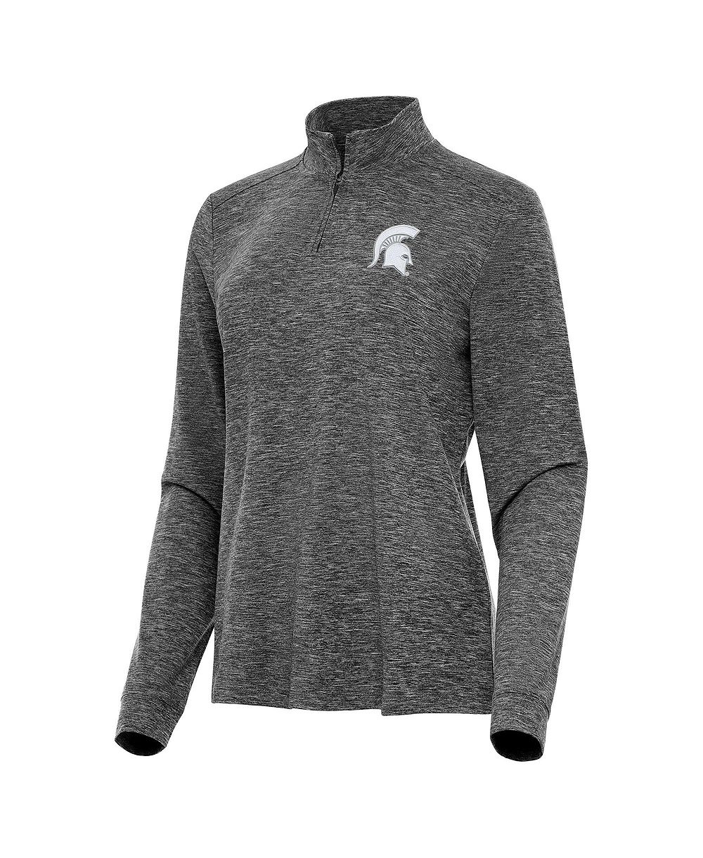 Женский джемпер Antigua Michigan State Spartans Mentor Long Sleeves Quarter-Zip Mock