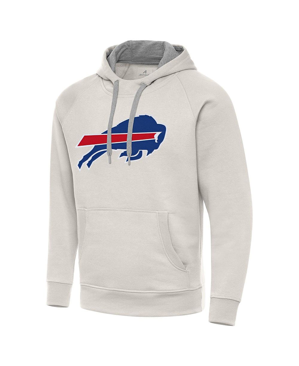 Мужское худи Antigua Buffalo Bills Victory Raglan Pullover Cream
