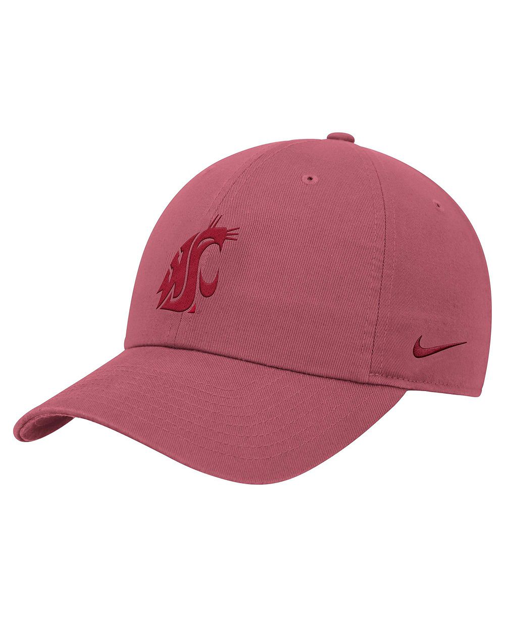 Мужная регулируемая кепка Nike с логотипом Washington State Cougars, цвет багряный, модель Club