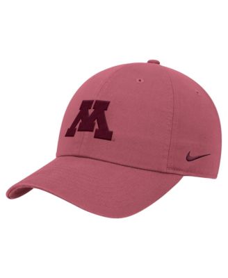 Мужская регулируемая кепка Nike цвета бордовый с логотипом Minnesota Golden Gophers Club