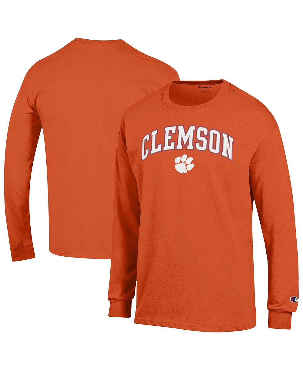 Champion Men's Champion Orange Clemson Tigers Arch Over Logo Long Sleeve T-Shirt
