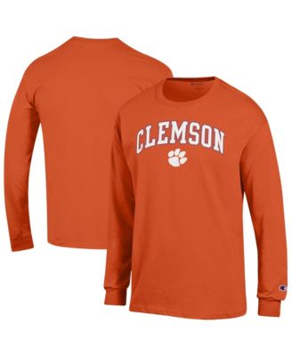 Champion Men's Champion Orange Clemson Tigers Arch Over Logo Long Sleeve T-Shirt