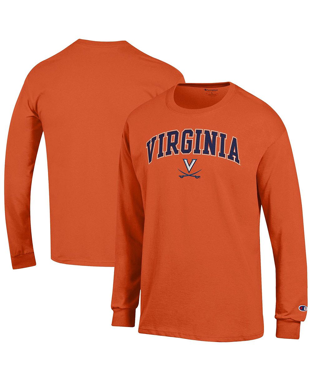 Champion Men's Champion Orange Virginia Cavaliers Arch Over Logo Long Sleeve T-Shirt