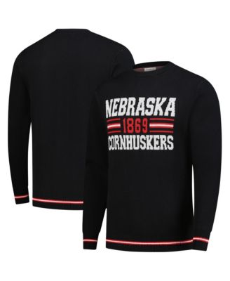 Uscape Apparel Men's and Women's Black Nebraska Huskers Renew Knit Vintage Retro Sweater