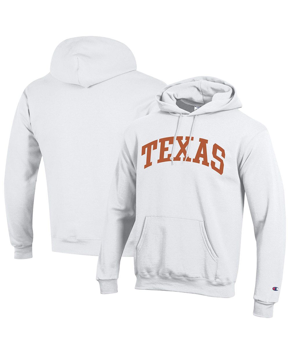 Champion Мужское белое худи с начесом Texas Longhorns Basic Arch