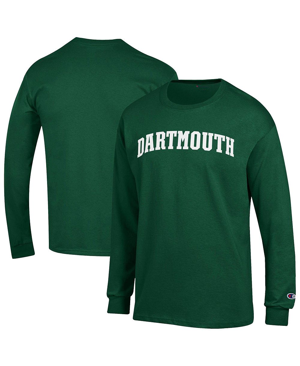 Champion Men's Green Dartmouth Big Green Basic Arch Long Sleeve T-Shirt