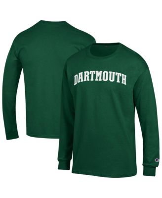 Champion Men's Green Dartmouth Big Green Basic Arch Long Sleeve T-Shirt