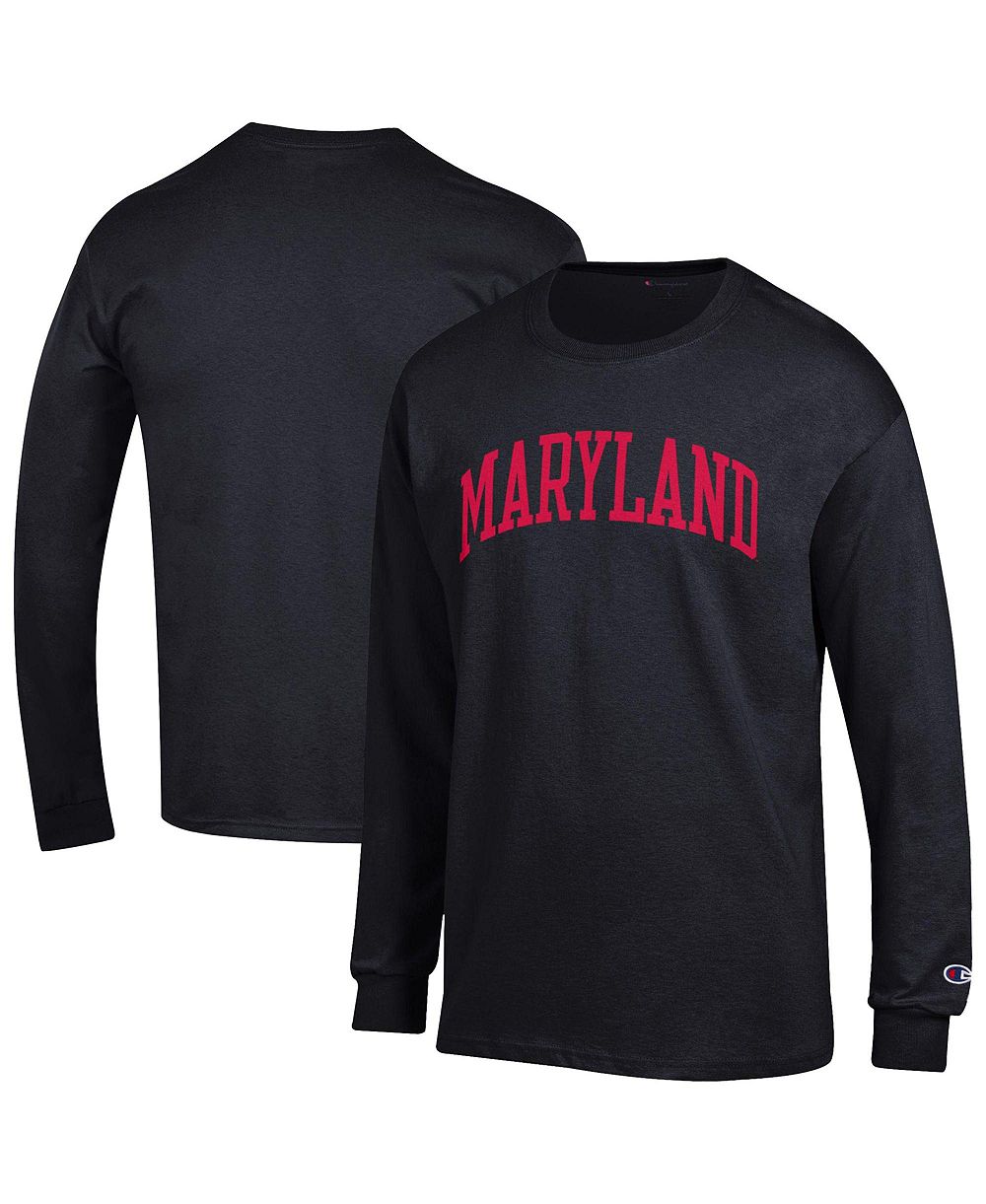 Мужская футболка Champion Maryland Terrapins Basic Arch с длинным рукавом