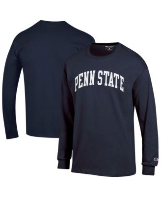 Champion Men's Navy Penn State Nittany Lions Basic Arch Long Sleeve T-Shirt