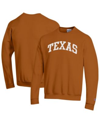 Мужской флисовый пуловер Champion цвета Texas Orange с арочным логотипом Texas Longhorns